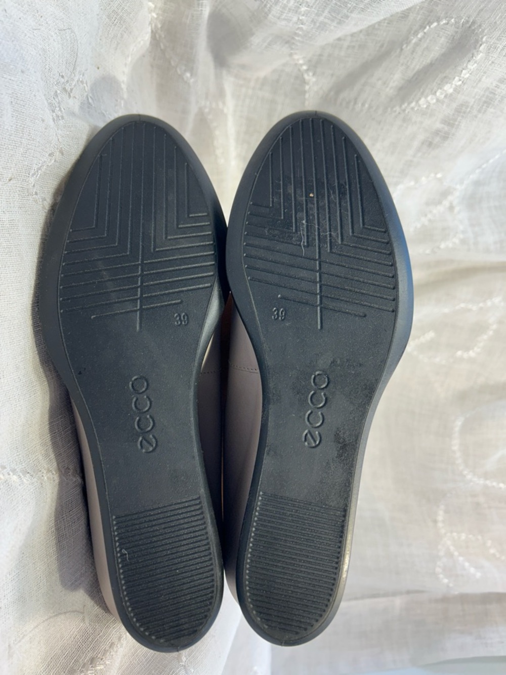 NWOT Ecco wedge leather classic elegant shoes stamped 8-8.5 - Picture 9 of 16